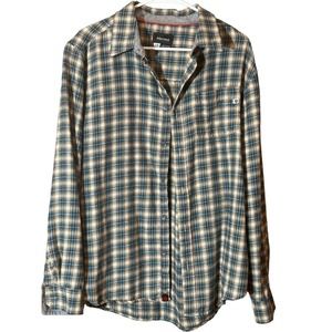 Marmot Fairfax blue soft flannel long sleeve shirt